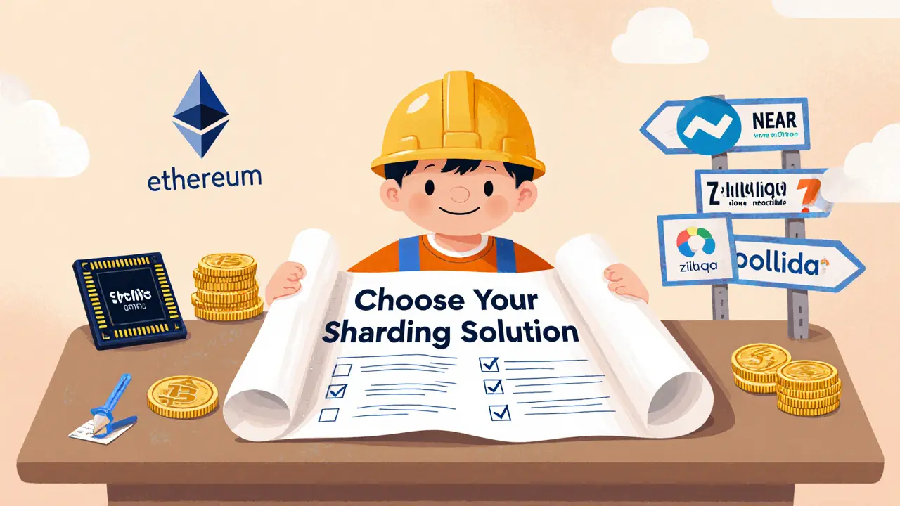 Enfant construisant un plan avec une checklist pour choisir une solution de sharding.