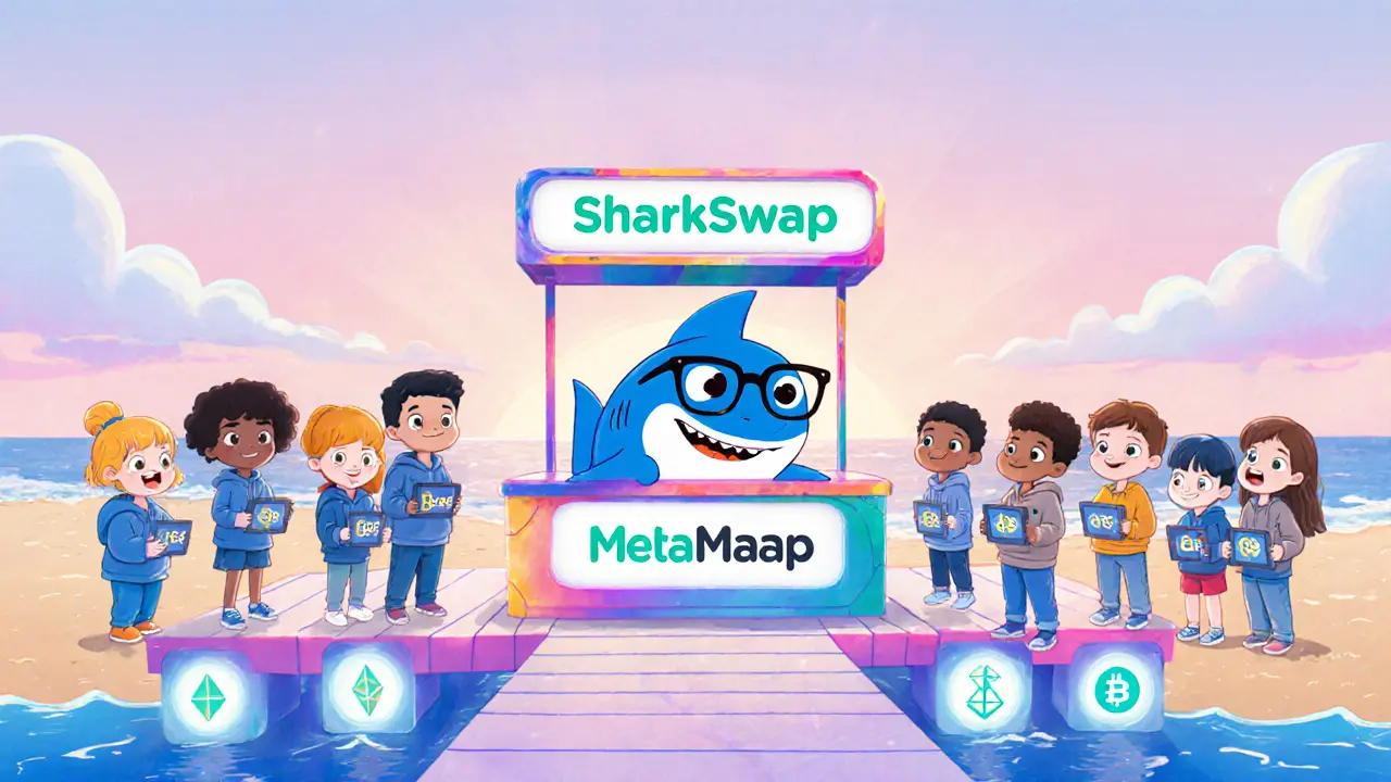 Analyse détaillée de SharkSwap (Base) : échange crypto décentralisé