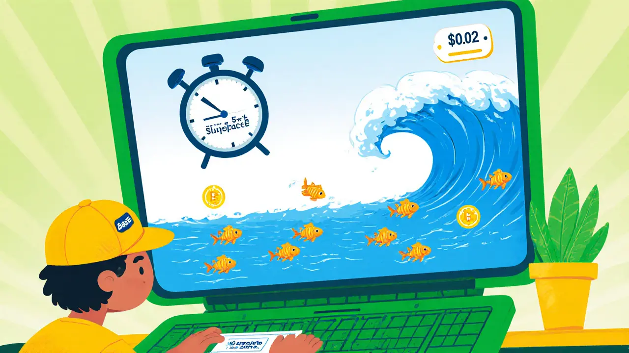Un enfant connecte MetaMask à SharkSwap, montrant une petite piscine de tokens et un glissement élevé.