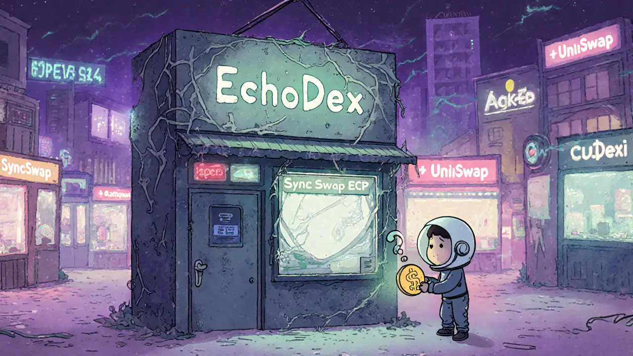 EchoDex : une bourse décentralisée presque inexistante en 2025