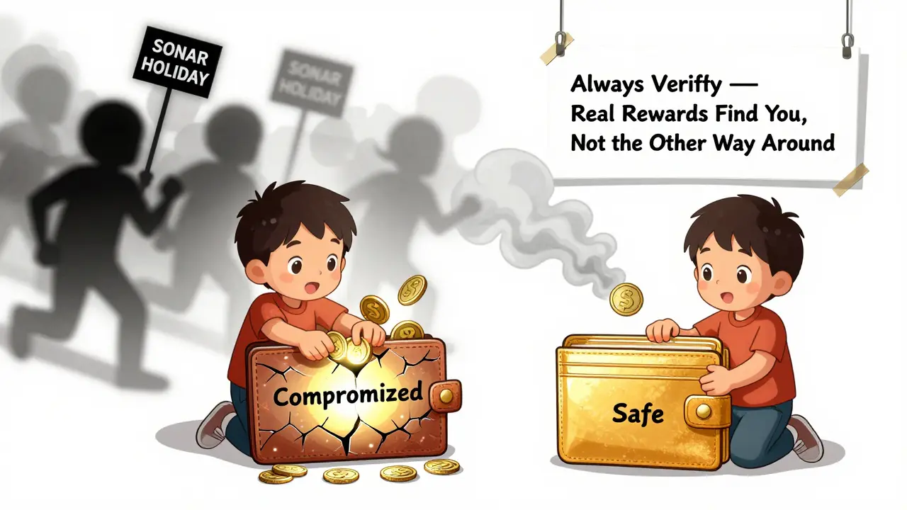 Un enfant transfère ses actifs vers un portefeuille sécurisé, tandis que des ombres s'évanouissent.