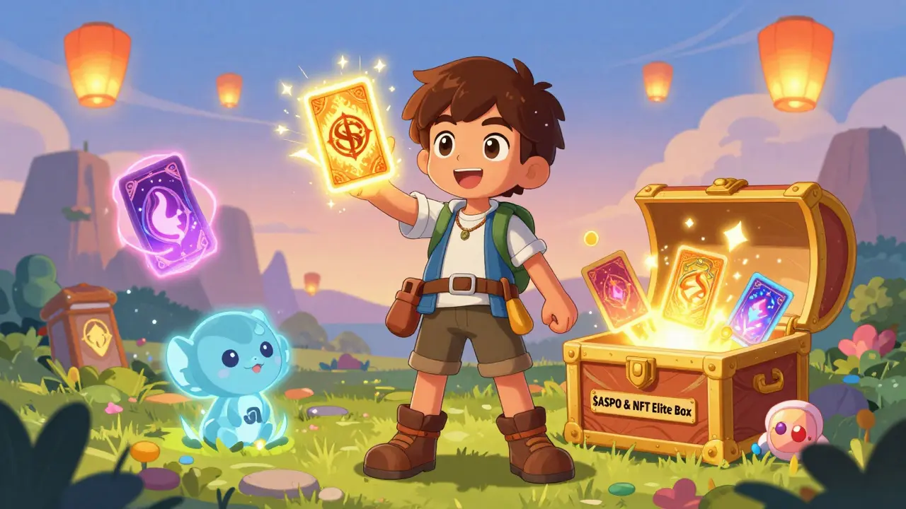 ASPO World Airdrop The Rise To Fame : Comment participer et gagner des $ASPO et des NFT