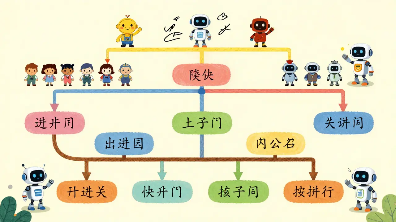Arbre organisationnel montrant certaines zones sans surveillance ni contrôle