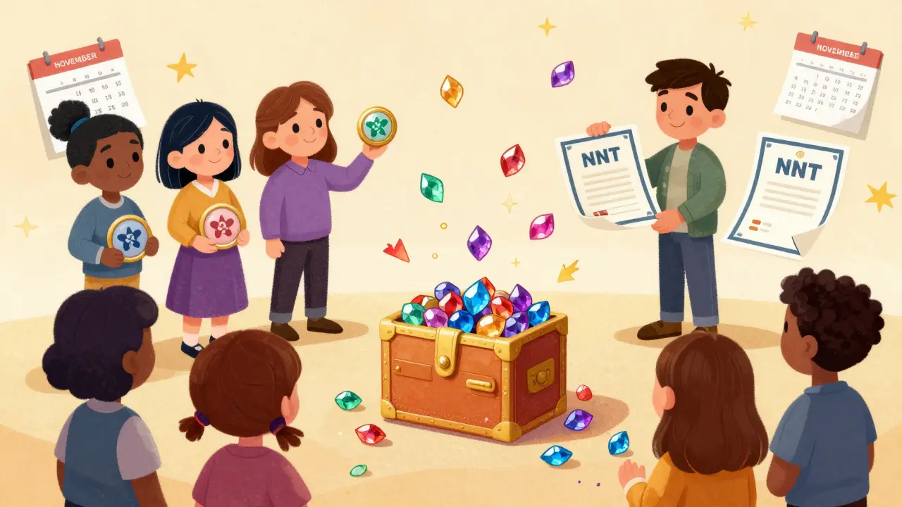 Distribution de tokens PAINT aux artistes vérifiés et détenteurs de NFT