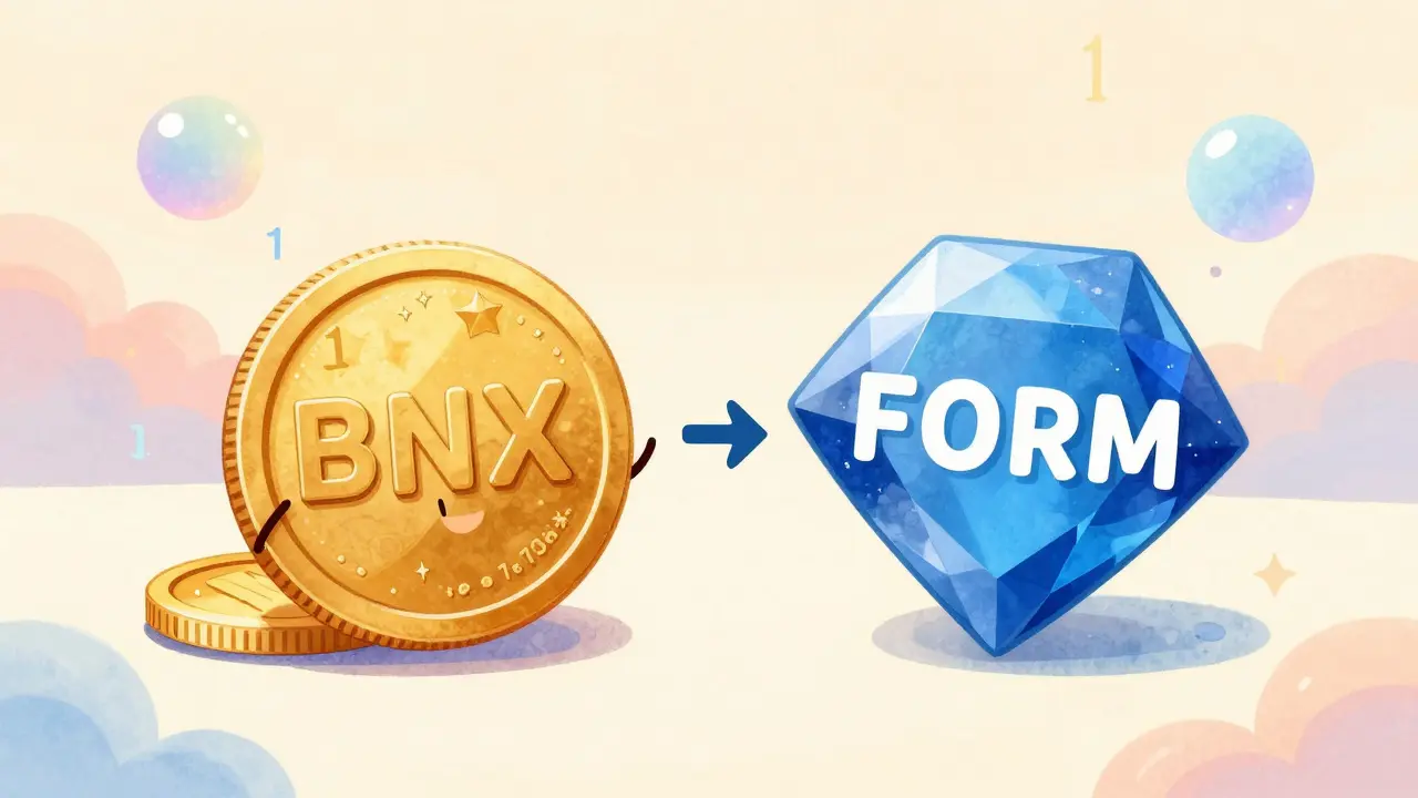 BinaryX (BNX) vers Four (FORM) : Guide complet du swap et de la fin du token BNX