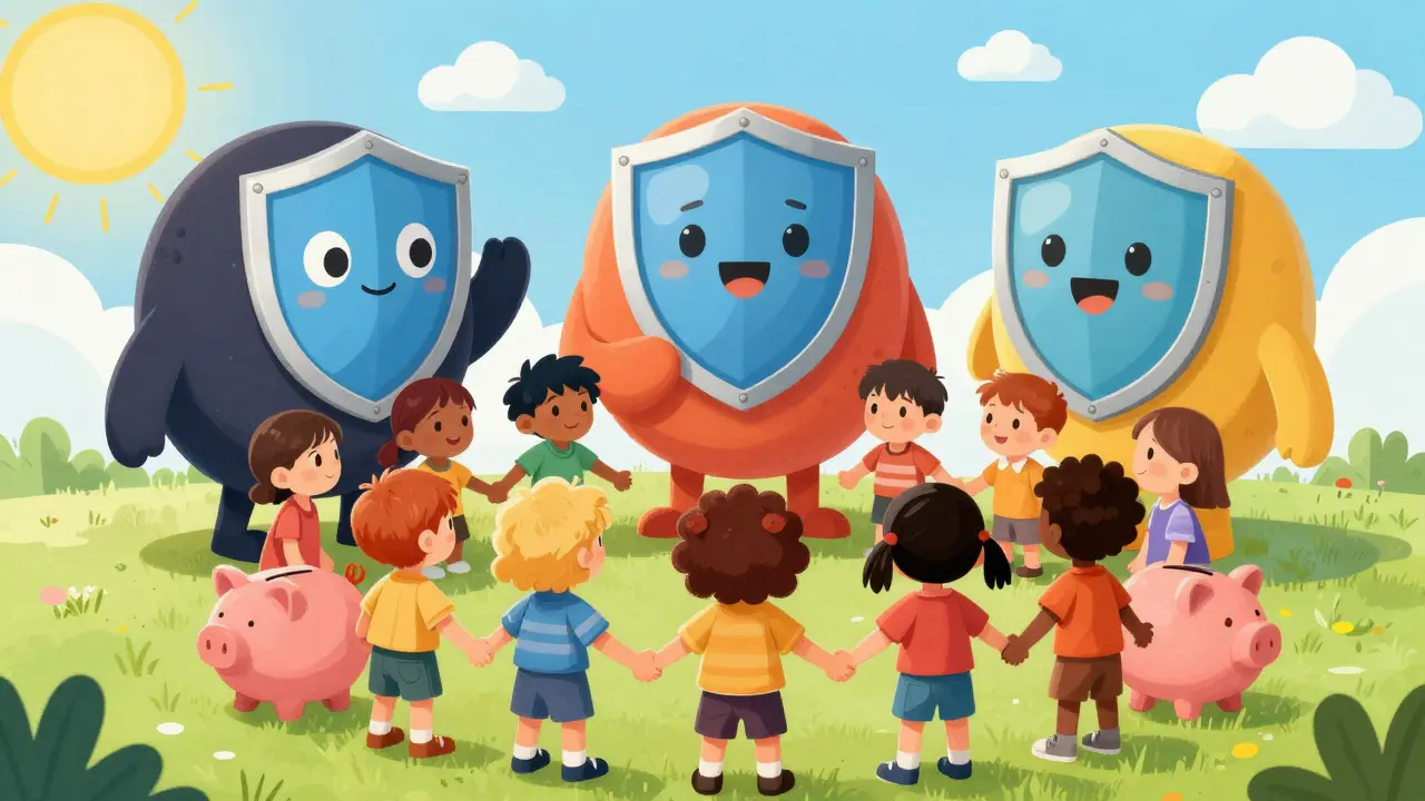 Enfants protégés par des plateformes crypto fiables et amicales