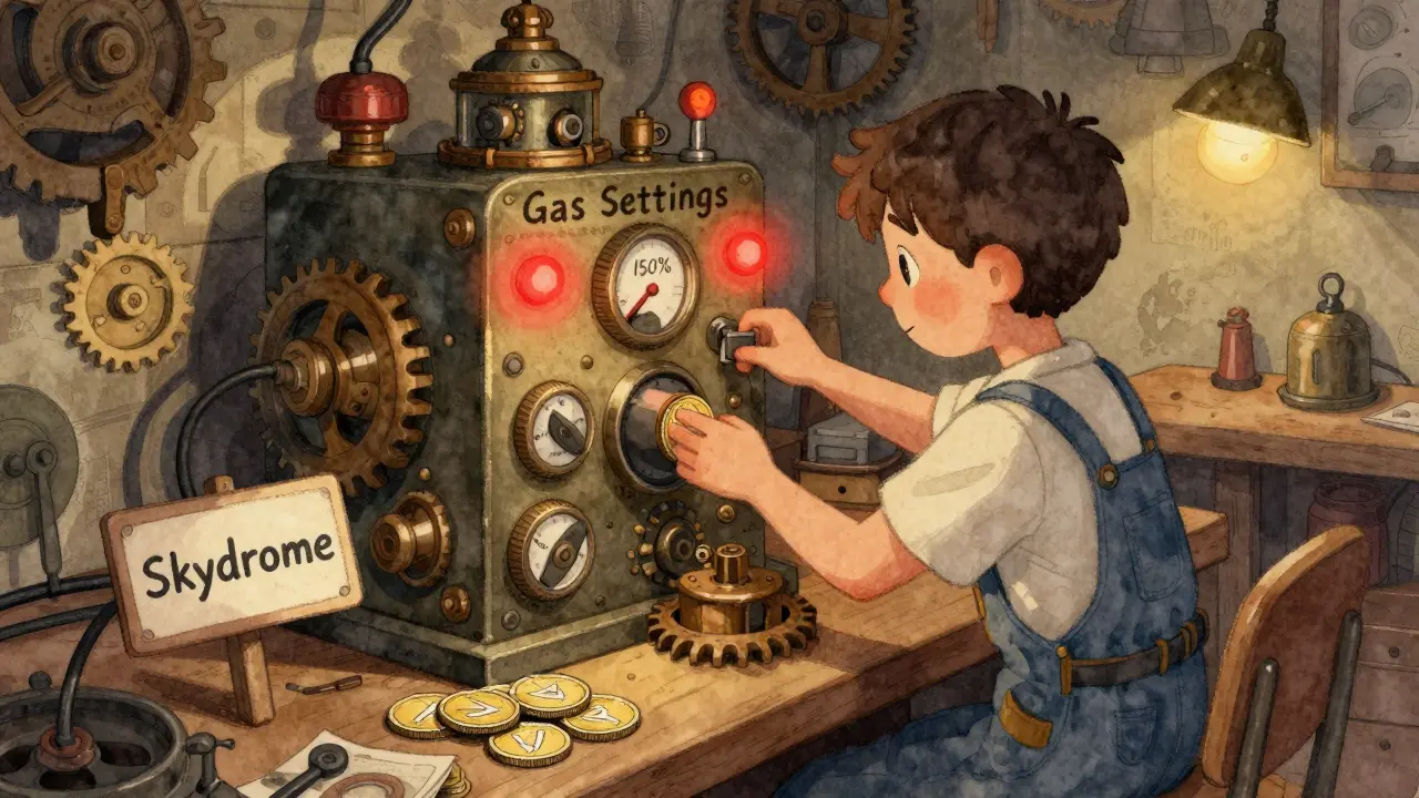 Mécanicien ajustant les paramètres de gaz sur une machine complexe, illustration douce