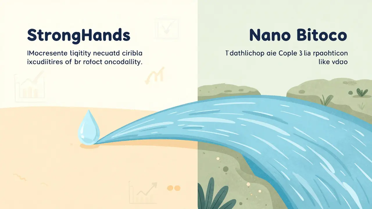 Comparaison visuelle entre faible liquidité et marchés sains